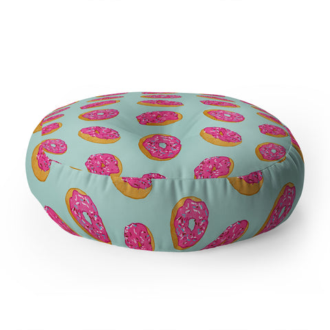 Evgenia Chuvardina Doughnut Floor Pillow Round
