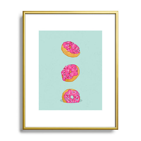 Evgenia Chuvardina Doughnut Metal Framed Art Print