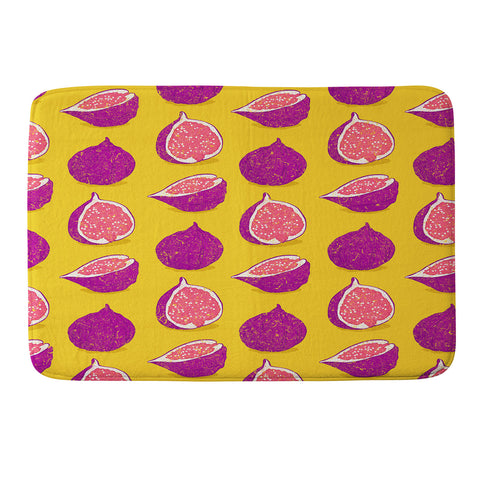 Evgenia Chuvardina Fig Memory Foam Bath Mat