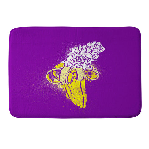 Evgenia Chuvardina Floral banana Memory Foam Bath Mat