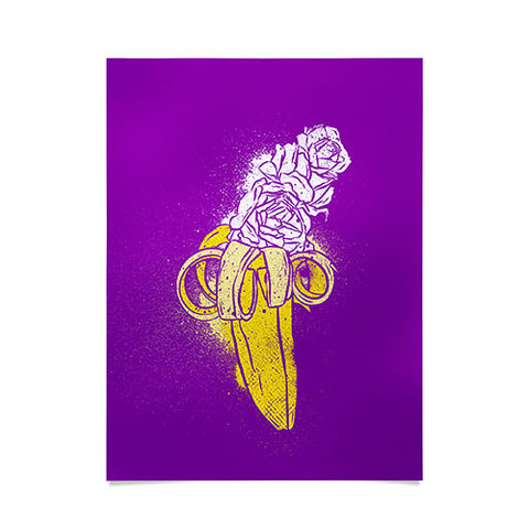 Evgenia Chuvardina Floral banana Poster