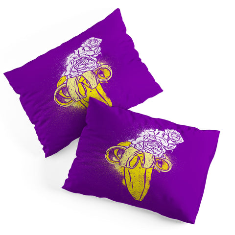 Evgenia Chuvardina Floral banana Pillow Shams