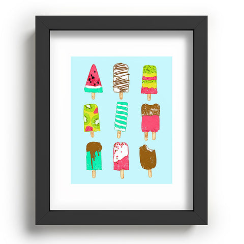 Evgenia Chuvardina Ice Cream Time Recessed Framing Rectangle