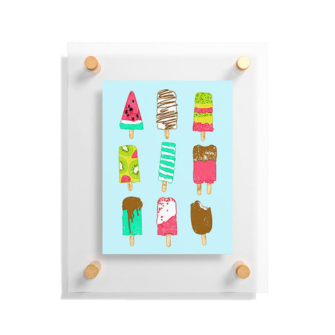 Evgenia Chuvardina Ice Cream Time Floating Acrylic Print