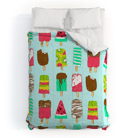 Evgenia Chuvardina Ice Cream Time Comforter