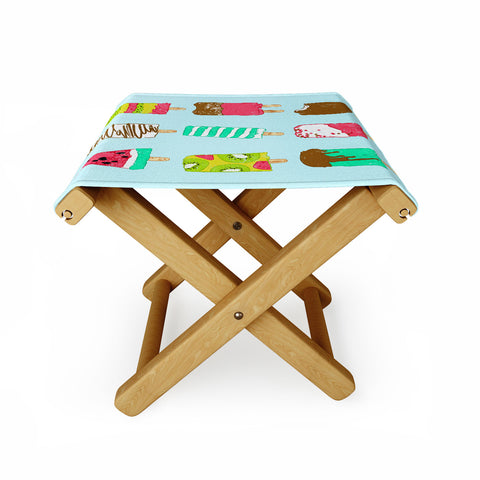 Evgenia Chuvardina Ice Cream Time Folding Stool