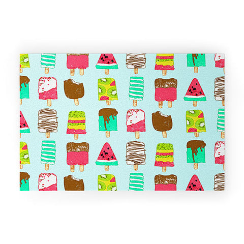 Evgenia Chuvardina Ice Cream Time Welcome Mat