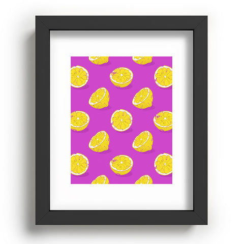 Evgenia Chuvardina Juicy lemon Recessed Framing Rectangle