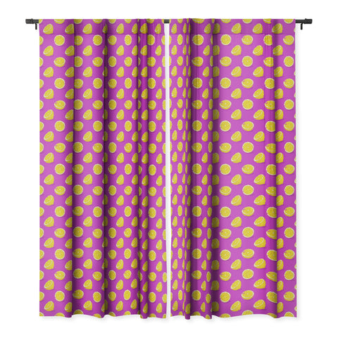 Evgenia Chuvardina Juicy lemon Blackout Window Curtain