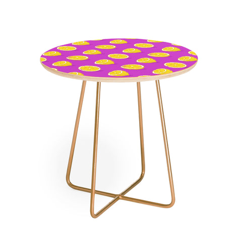 Evgenia Chuvardina Juicy lemon Round Side Table