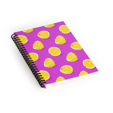Evgenia Chuvardina Juicy lemon Spiral Notebook