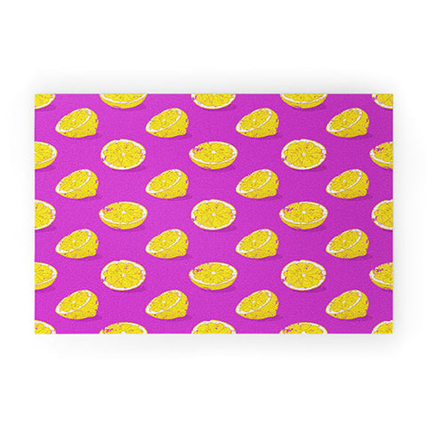 Evgenia Chuvardina Juicy lemon Welcome Mat