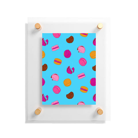 Evgenia Chuvardina Kawaii french macarons Floating Acrylic Print