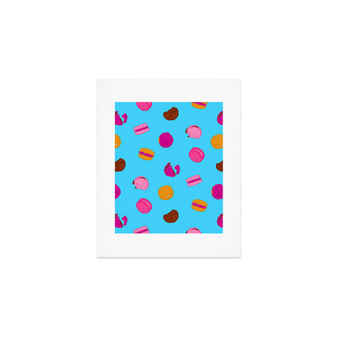 Evgenia Chuvardina Kawaii french macarons Art Print