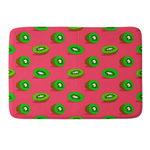 Evgenia Chuvardina Kiwifruit Memory Foam Bath Mat