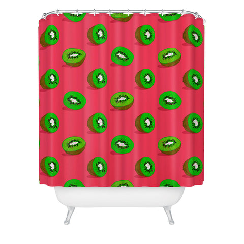 Evgenia Chuvardina Kiwifruit Shower Curtain