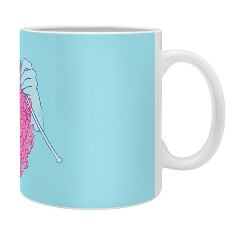 Evgenia Chuvardina Knitting a brain Coffee Mug
