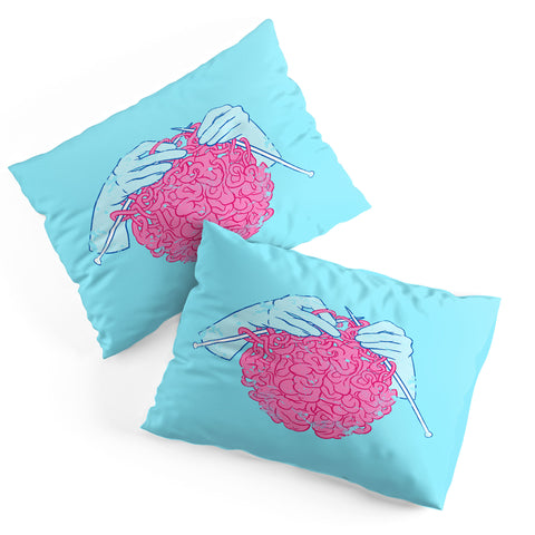 Evgenia Chuvardina Knitting a brain Pillow Shams