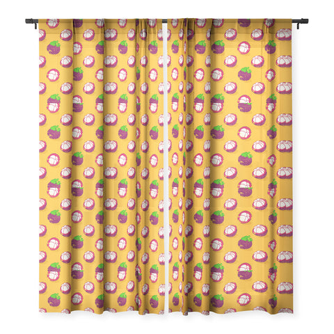 Evgenia Chuvardina Mangosteen Sheer Window Curtain
