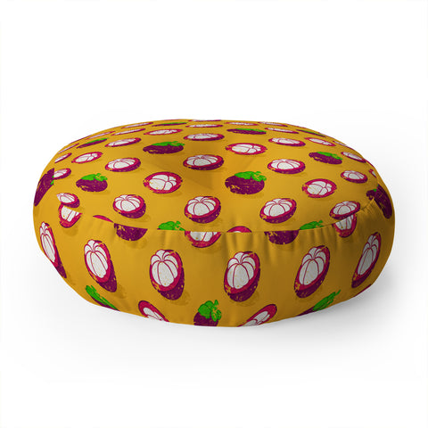 Evgenia Chuvardina Mangosteen Floor Pillow Round