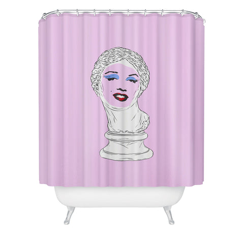 Evgenia Chuvardina Marilyn Aphrodite Shower Curtain