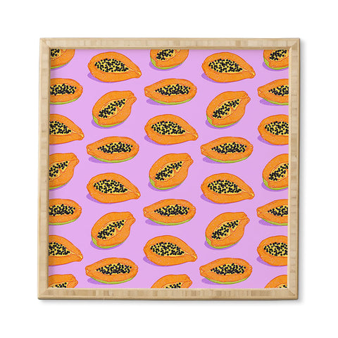 Evgenia Chuvardina Papaya Framed Wall Art