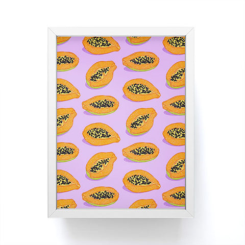 Evgenia Chuvardina Papaya Framed Mini Art Print