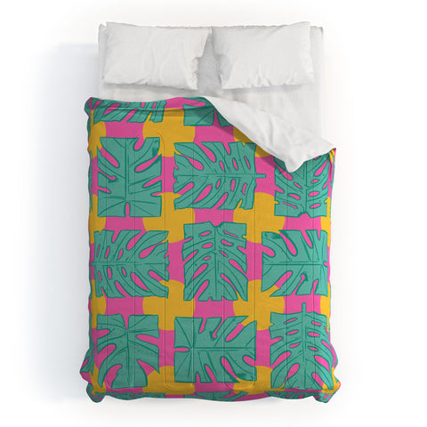 Evgenia Chuvardina Party palms Comforter