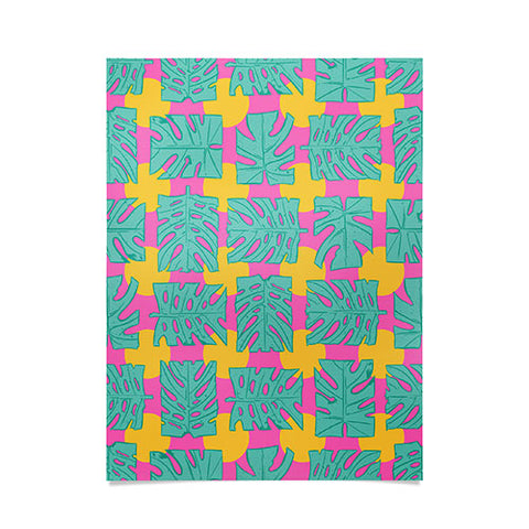 Evgenia Chuvardina Party palms Poster