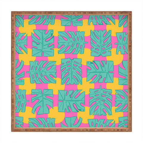 Evgenia Chuvardina Party palms Square Tray