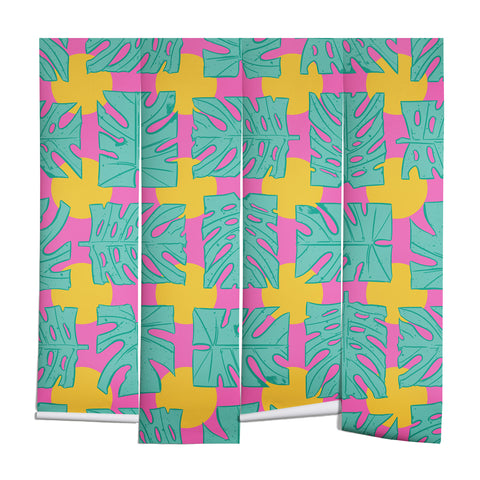 Evgenia Chuvardina Party palms Wall Mural