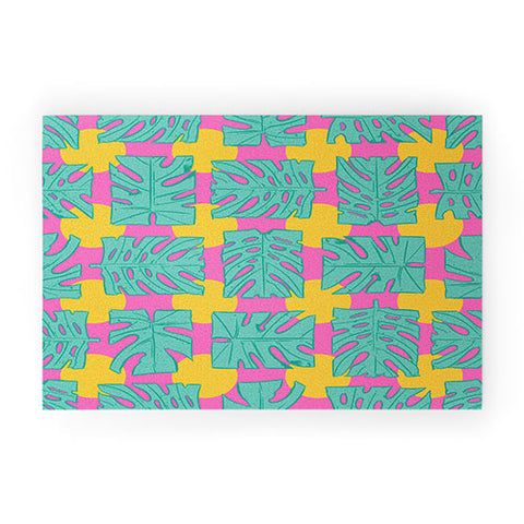 Evgenia Chuvardina Party palms Welcome Mat