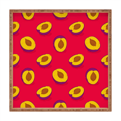 Evgenia Chuvardina Plum Square Tray