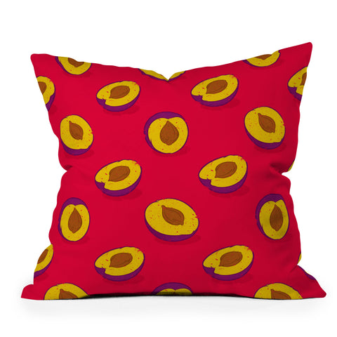 Evgenia Chuvardina Plum Throw Pillow