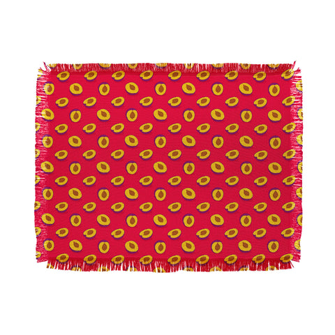 Evgenia Chuvardina Plum Throw Blanket
