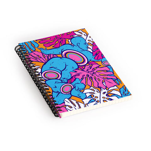 Evgenia Chuvardina Pop art tropics Spiral Notebook