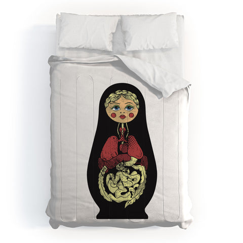 Evgenia Chuvardina Russian doll Comforter