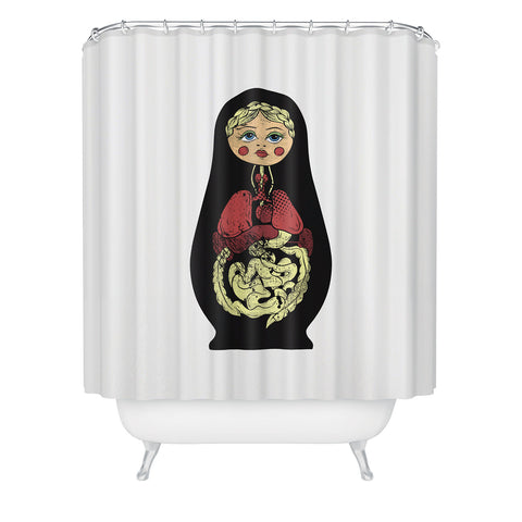 Evgenia Chuvardina Russian doll Shower Curtain