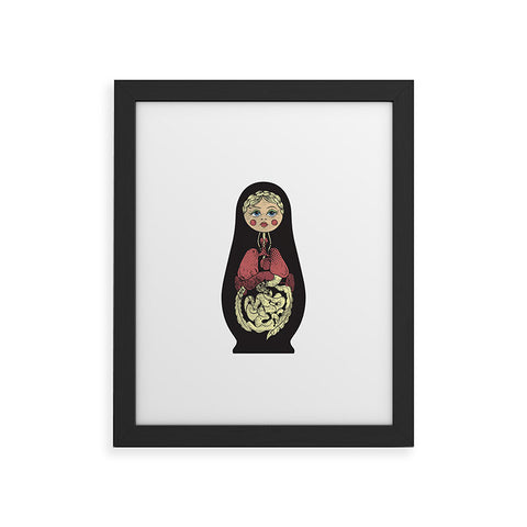 Evgenia Chuvardina Russian doll Framed Art Print
