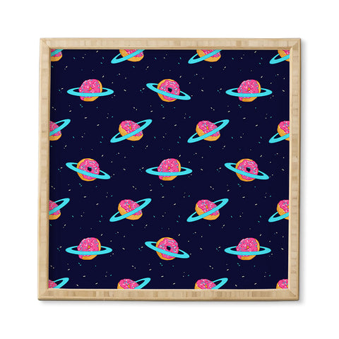 Evgenia Chuvardina Sugar rings of Saturn Framed Wall Art