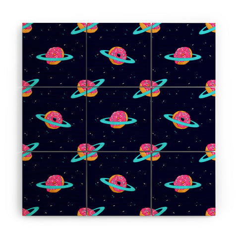 Evgenia Chuvardina Sugar rings of Saturn Wood Wall Mural