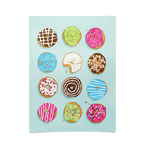 Evgenia Chuvardina Sweet donuts Poster