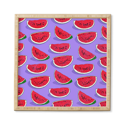 Evgenia Chuvardina Tasty watermelons Framed Wall Art