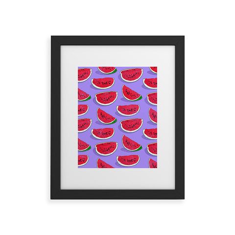 Evgenia Chuvardina Tasty watermelons Framed Art Print