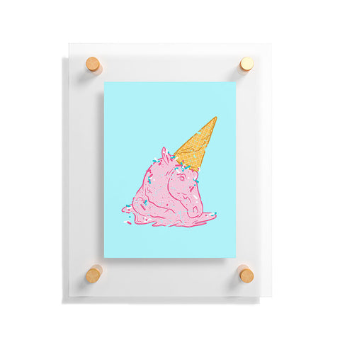 Evgenia Chuvardina Unicorn melts Floating Acrylic Print