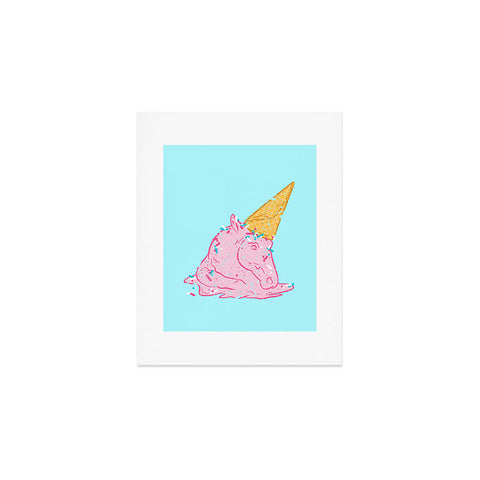 Evgenia Chuvardina Unicorn melts Art Print