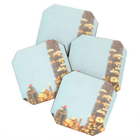 Eye Poetry Photography Abstract City New York Photography Coaster Set