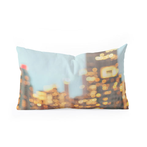 Eye Poetry Photography Abstract City New York Photography Oblong Throw Pillow