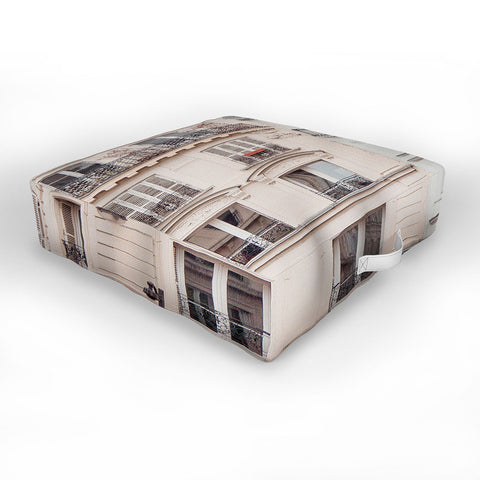 Eye Poetry Photography Bonjour Montmartre Paris Architecture Outdoor Floor Cushion