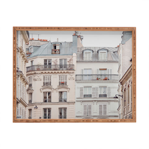 Eye Poetry Photography Bonjour Montmartre Paris Architecture Rectangular Tray
